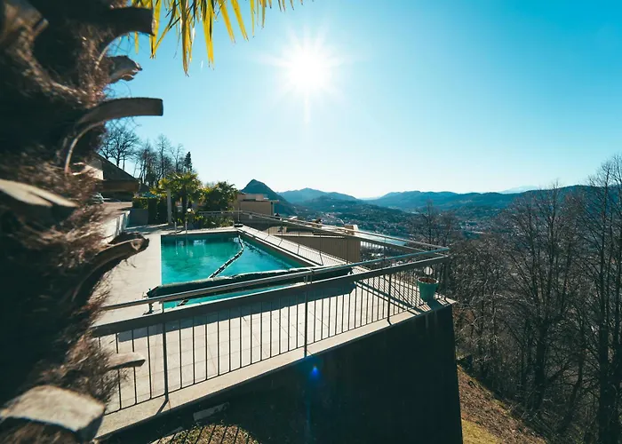 Tessa&aurora - Incredible View & Pool With Parking * Lugano